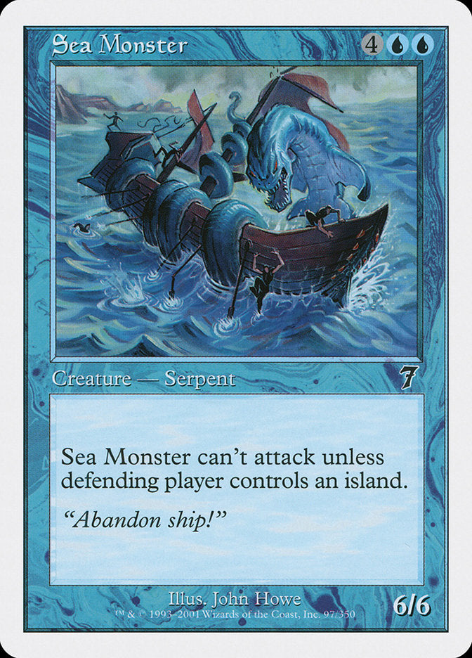 Sea Monster [Seventh Edition] | Shuffle n Cut Hobbies & Games