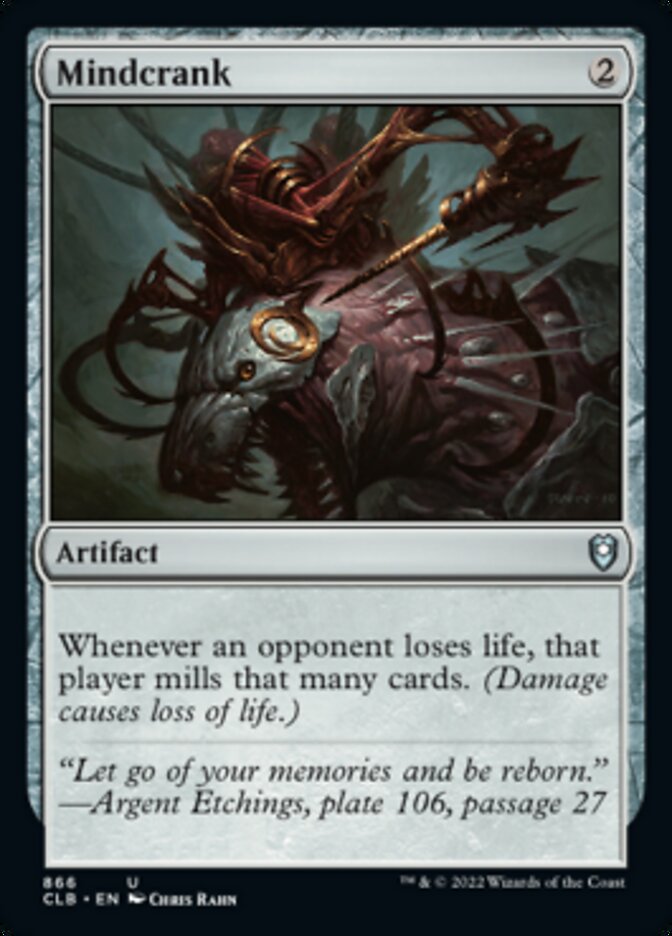 Mindcrank [Commander Legends: Battle for Baldur's Gate] | Shuffle n Cut Hobbies & Games