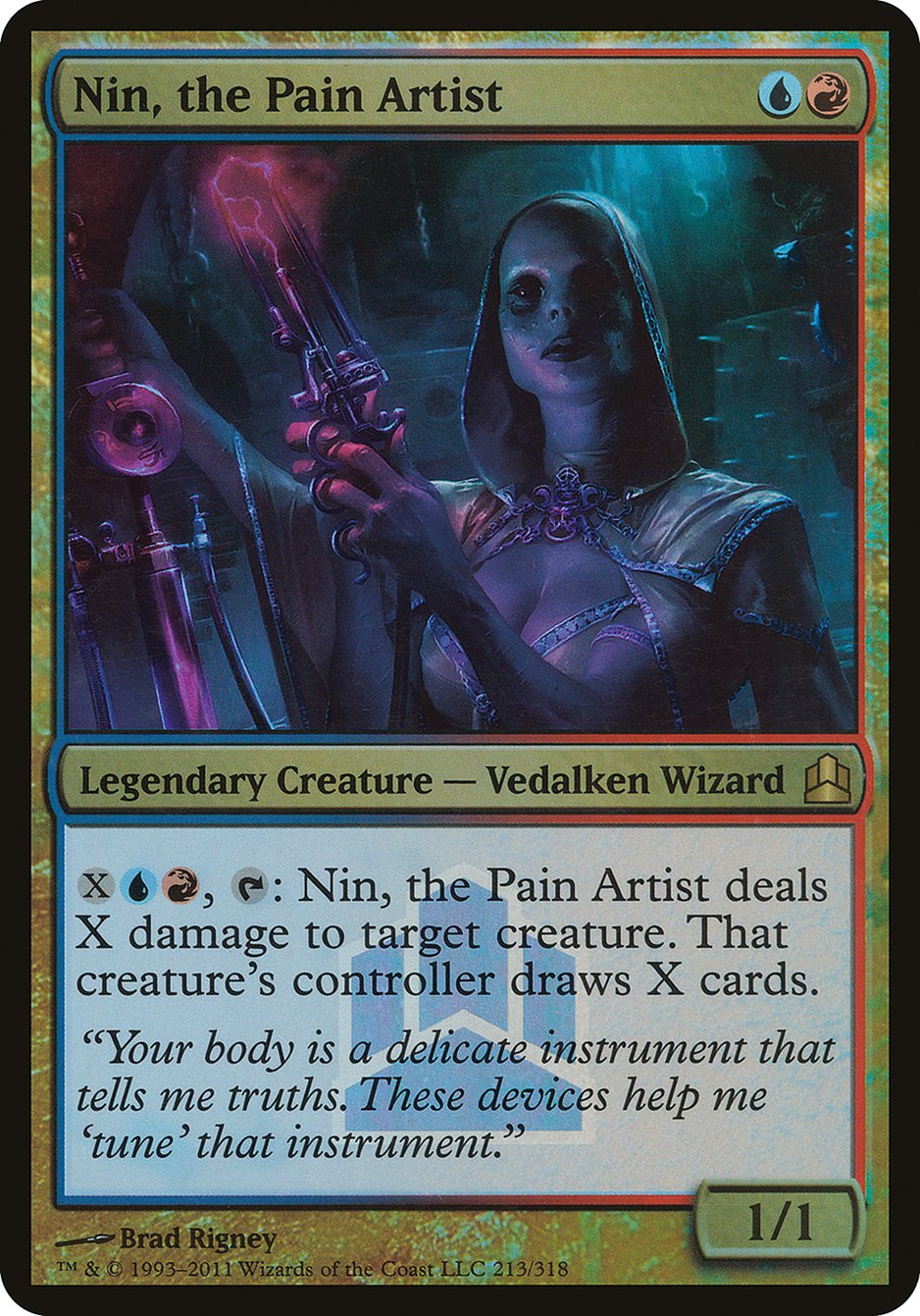 Nin, the Pain Artist (Launch) (Oversized) [Commander 2011 Oversized] | Shuffle n Cut Hobbies & Games