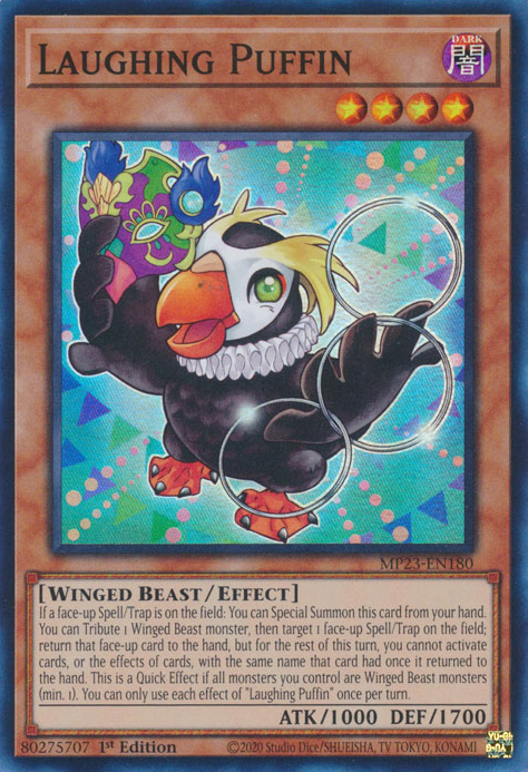 Laughing Puffin [MP23-EN180] Super Rare | Shuffle n Cut Hobbies & Games