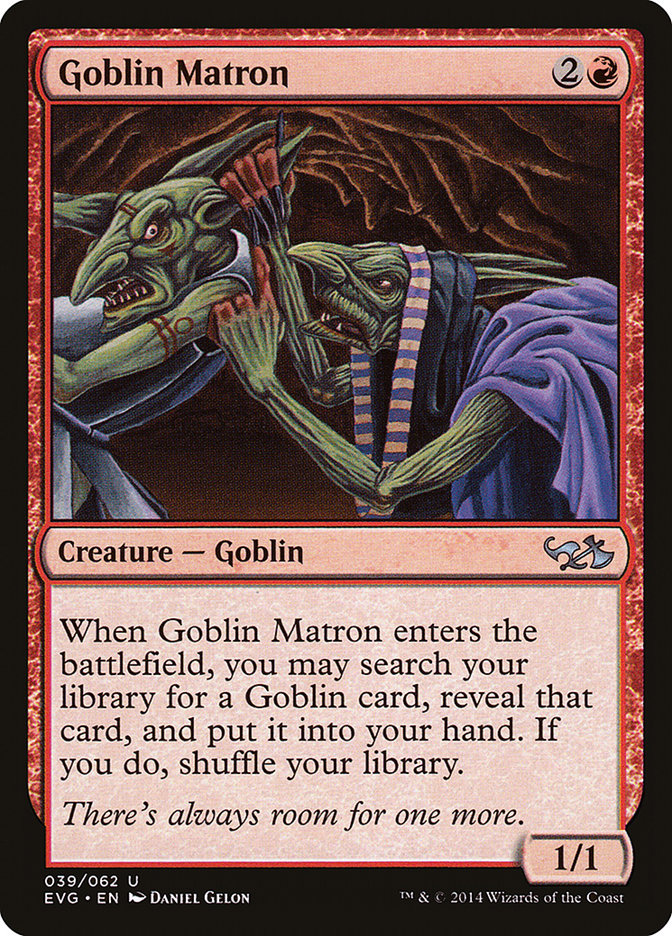 Goblin Matron (Elves vs. Goblins) [Duel Decks Anthology] | Shuffle n Cut Hobbies & Games