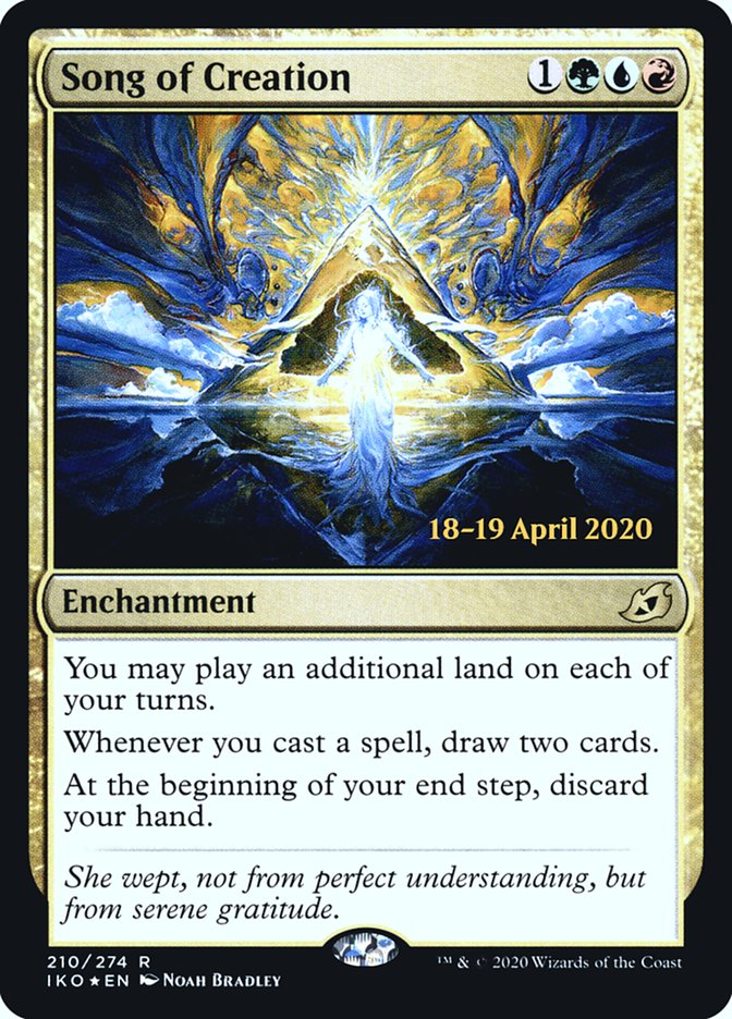 Song of Creation [Ikoria: Lair of Behemoths Prerelease Promos] | Shuffle n Cut Hobbies & Games