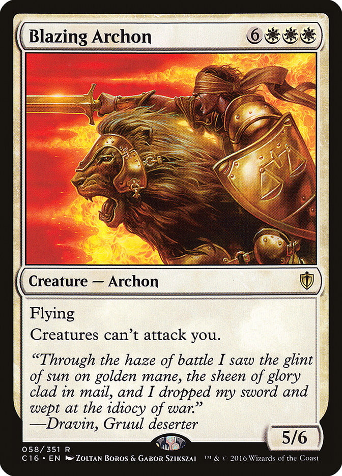 Blazing Archon [Commander 2016] | Shuffle n Cut Hobbies & Games