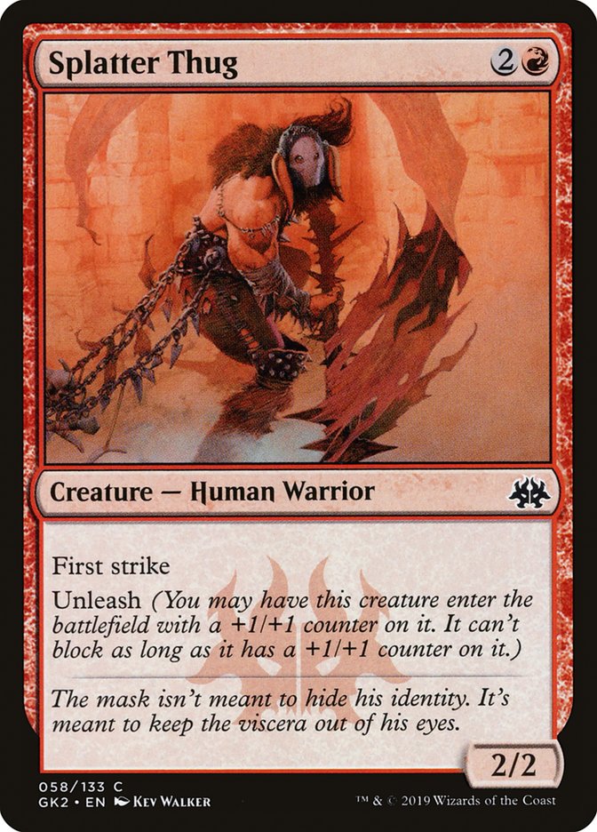 Splatter Thug [Ravnica Allegiance Guild Kit] | Shuffle n Cut Hobbies & Games