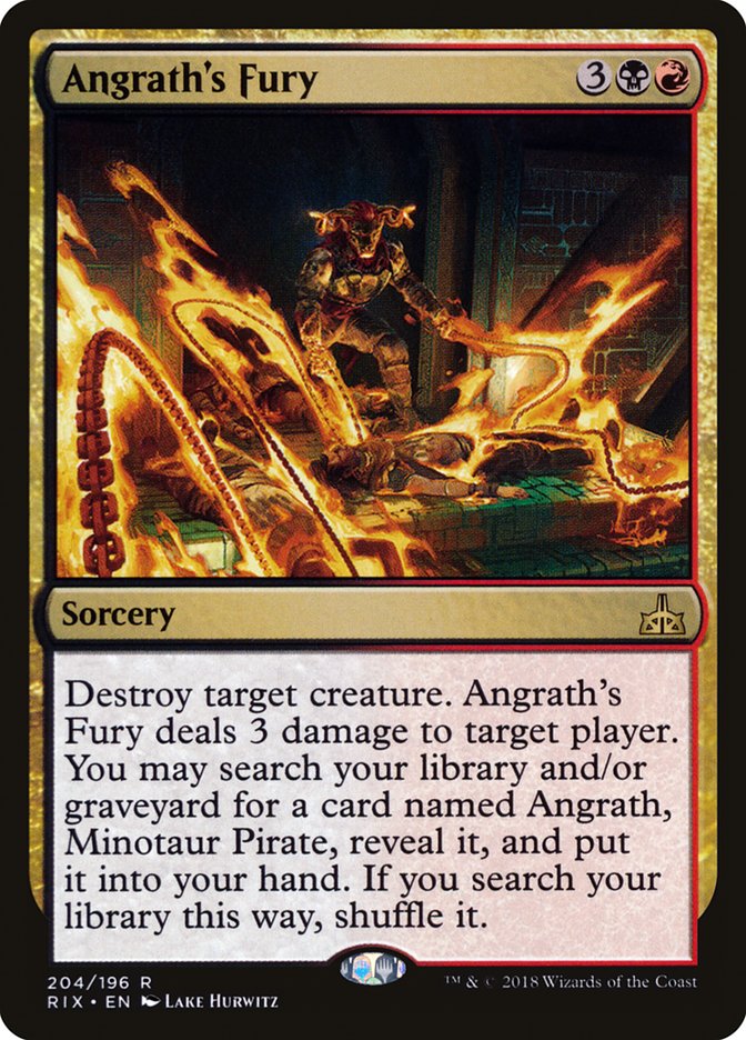 Angrath's Fury [Rivals of Ixalan] | Shuffle n Cut Hobbies & Games