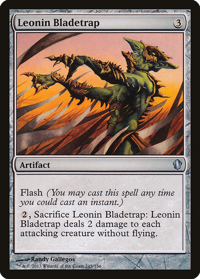 Leonin Bladetrap [Commander 2013] | Shuffle n Cut Hobbies & Games