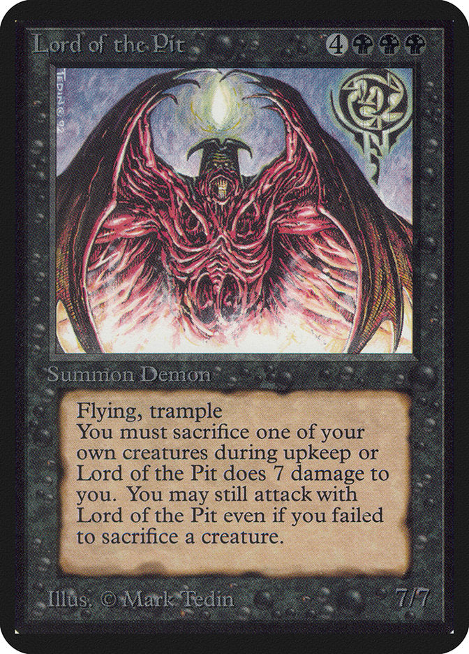 Lord of the Pit [Alpha Edition] | Shuffle n Cut Hobbies & Games