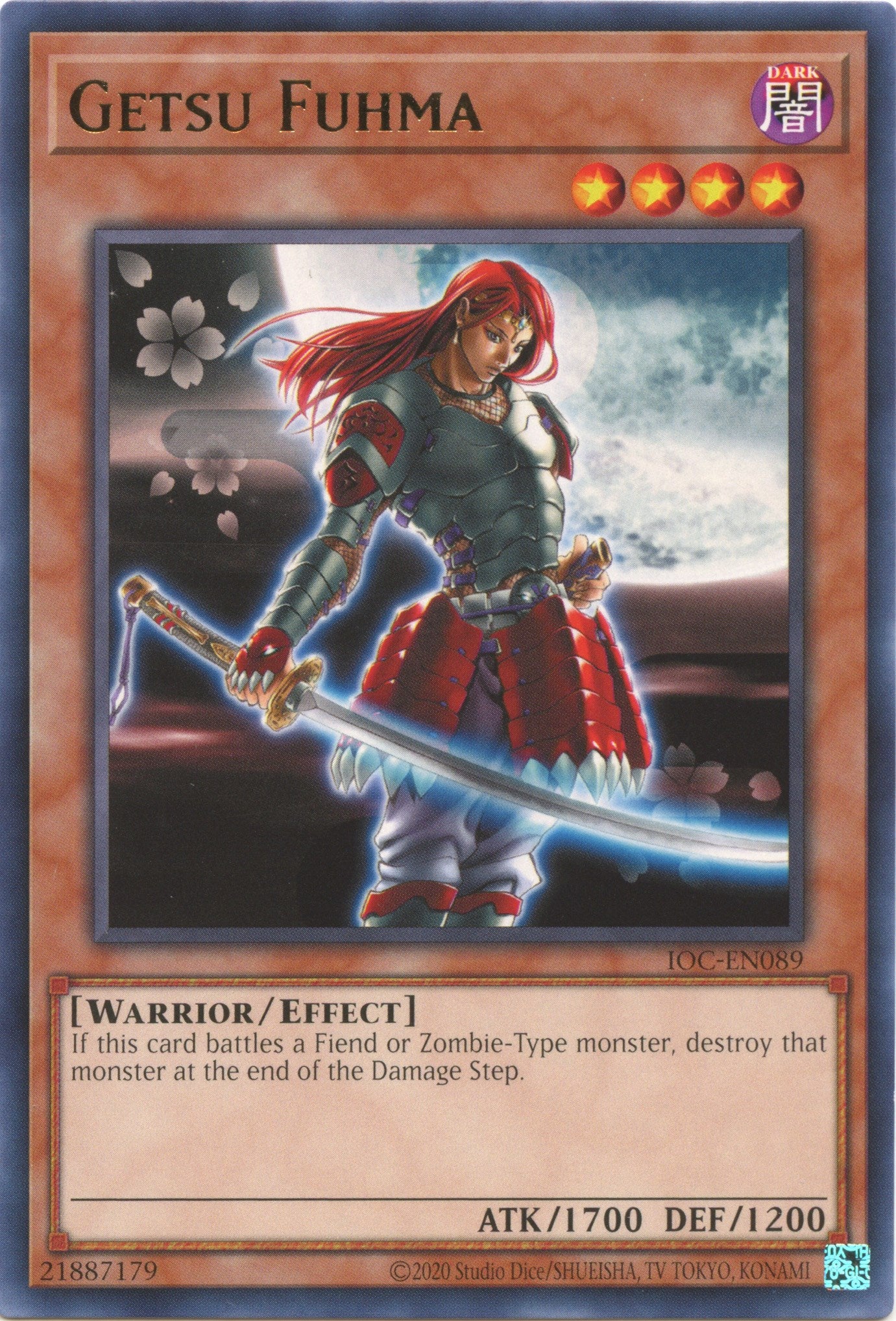 Getsu Fuhma (25th Anniversary) [IOC-EN089] Rare | Shuffle n Cut Hobbies & Games