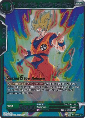 SS Son Goku, Exploding with Energy [BT6-055_PR] | Shuffle n Cut Hobbies & Games