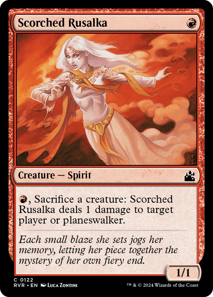 Scorched Rusalka [Ravnica Remastered] | Shuffle n Cut Hobbies & Games