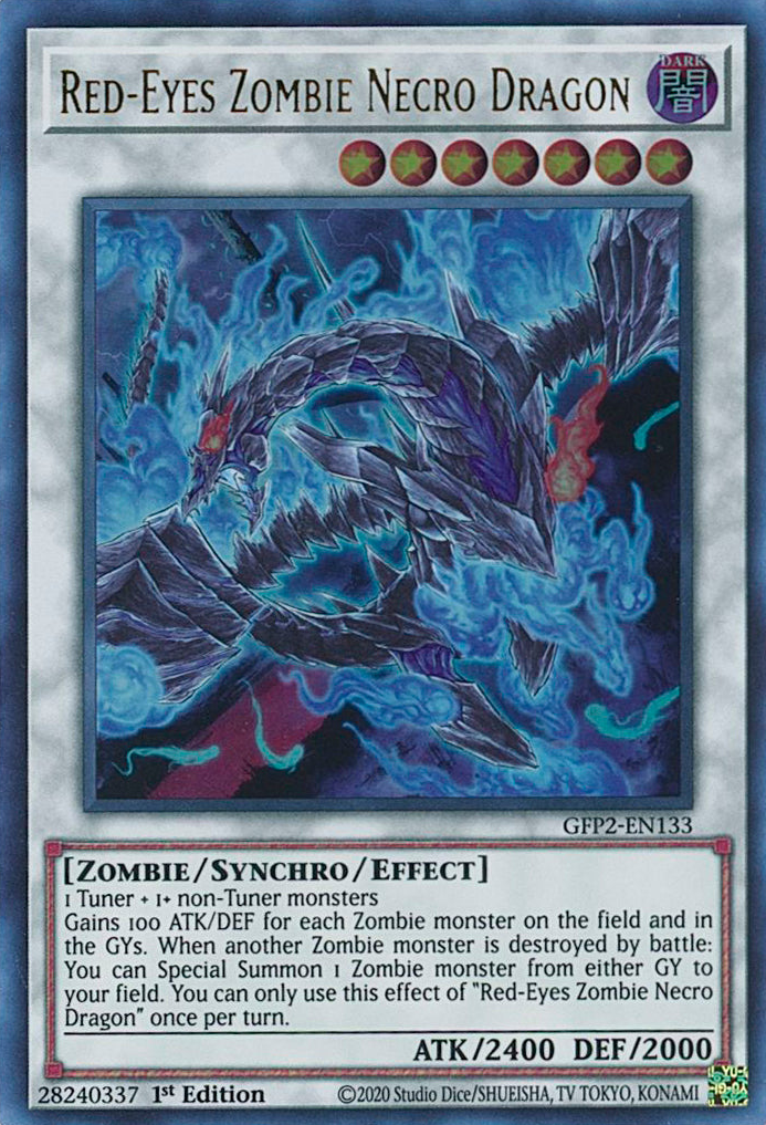 Red-Eyes Zombie Necro Dragon [GFP2-EN133] Ultra Rare | Shuffle n Cut Hobbies & Games