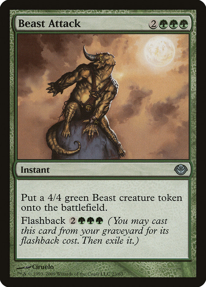 Beast Attack [Duel Decks: Garruk vs. Liliana] | Shuffle n Cut Hobbies & Games
