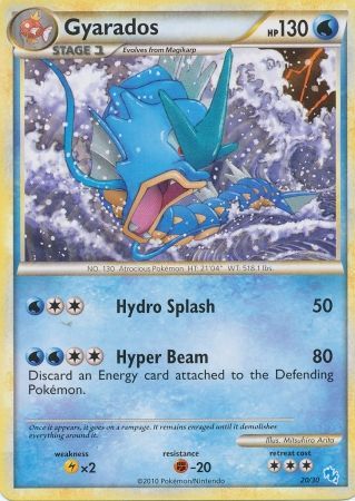 Gyarados (20/30) [HeartGold & SoulSilver: Trainer Kit - Gyarados] | Shuffle n Cut Hobbies & Games