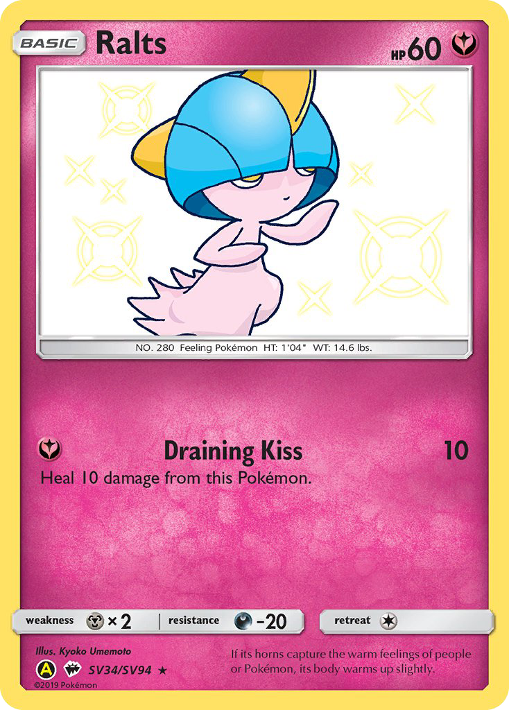 Ralts (SV34/SV94) [Sun & Moon: Hidden Fates - Shiny Vault] | Shuffle n Cut Hobbies & Games