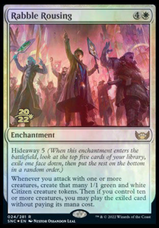 Rabble Rousing [Streets of New Capenna Prerelease Promos] | Shuffle n Cut Hobbies & Games