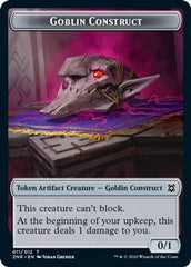 Satyr // Goblin Construct Double-Sided Token [Challenger Decks 2021 Tokens] | Shuffle n Cut Hobbies & Games
