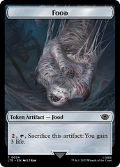 Ballistic Boulder // Food (0024) Double-Sided Token (Surge Foil) [The Lord of the Rings: Tales of Middle-Earth Tokens] | Shuffle n Cut Hobbies & Games