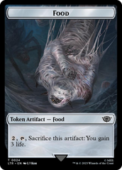Smaug // Food (0024) Double-Sided Token (Surge Foil) [The Lord of the Rings: Tales of Middle-Earth Tokens] | Shuffle n Cut Hobbies & Games