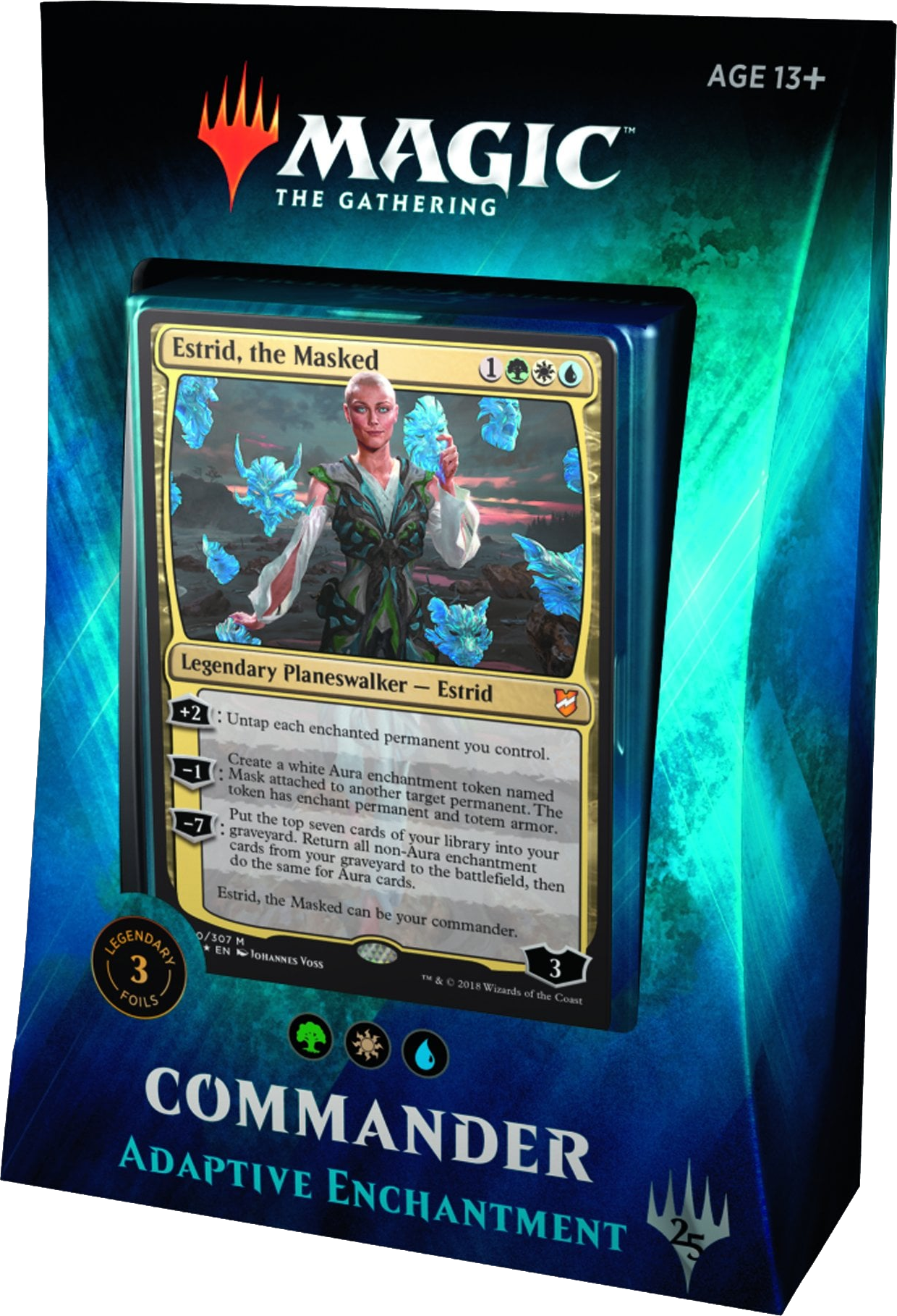 Commander 2018 - Commander Deck (Adaptive Enchantment) | Shuffle n Cut Hobbies & Games