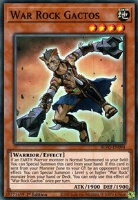 War Rock Gactos [BLVO-EN094] Super Rare | Shuffle n Cut Hobbies & Games