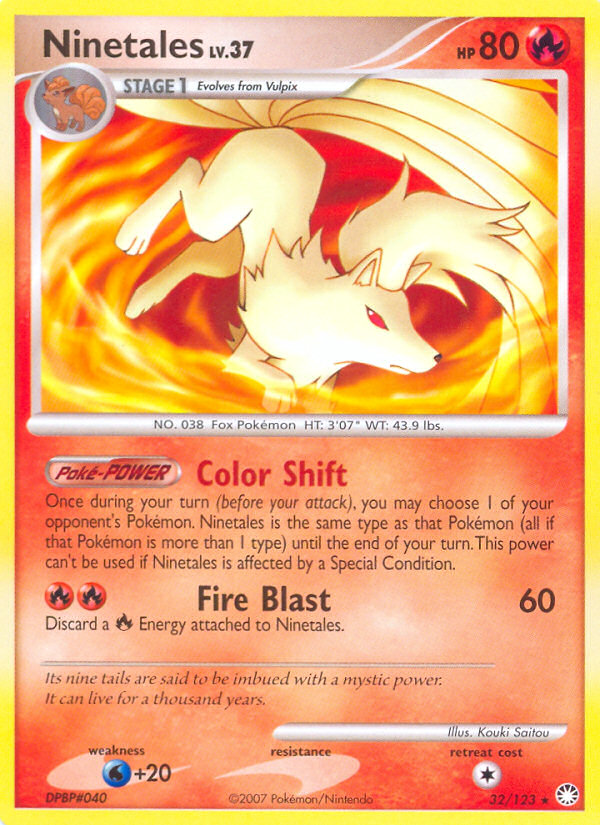 Ninetales (32/123) [Diamond & Pearl: Mysterious Treasures] | Shuffle n Cut Hobbies & Games