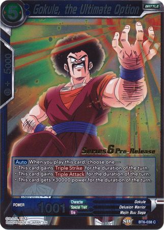 Gokule, the Ultimate Option [BT6-038_PR] | Shuffle n Cut Hobbies & Games