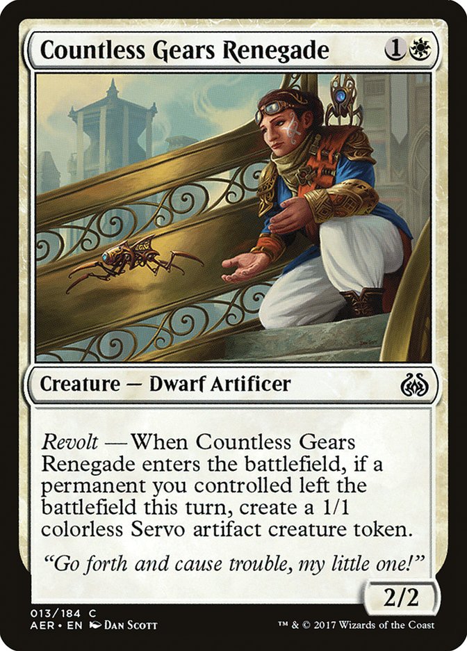 Countless Gears Renegade [Aether Revolt] | Shuffle n Cut Hobbies & Games