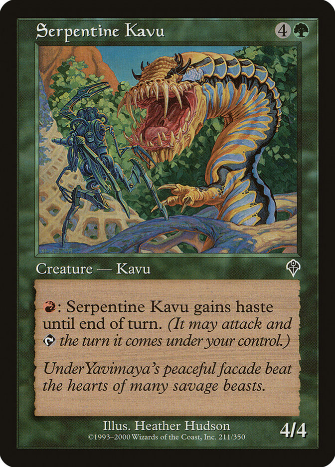 Serpentine Kavu [Invasion] | Shuffle n Cut Hobbies & Games
