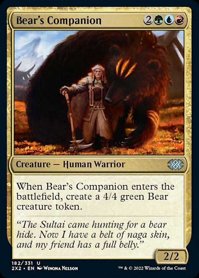 Bear's Companion [Double Masters 2022] | Shuffle n Cut Hobbies & Games