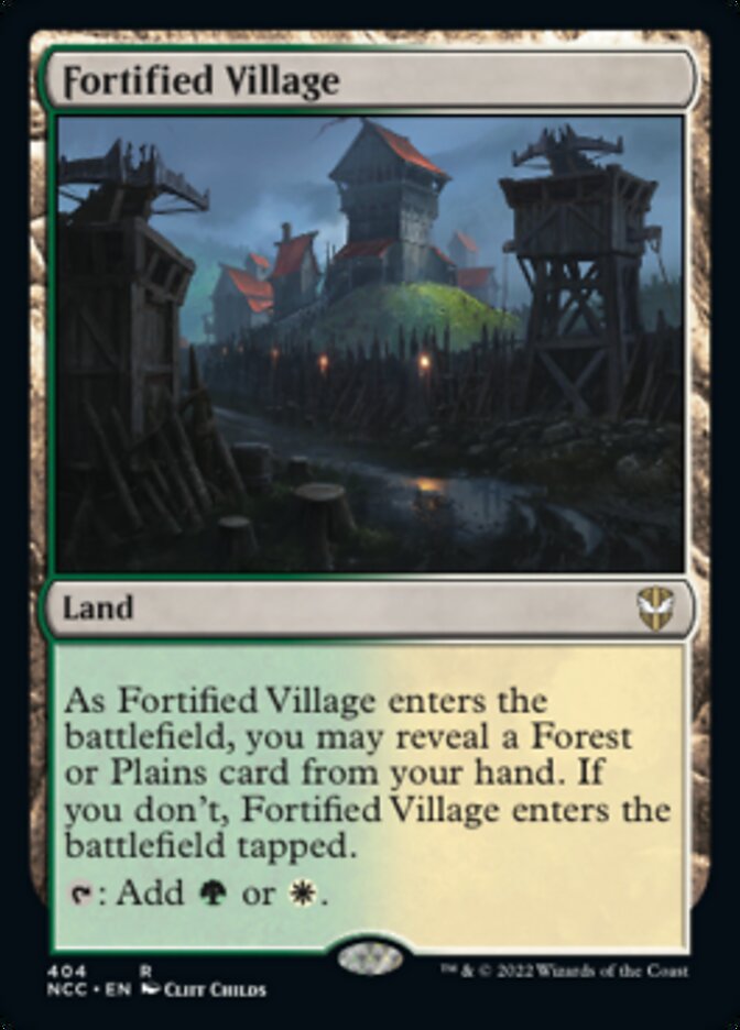 Fortified Village [Streets of New Capenna Commander] | Shuffle n Cut Hobbies & Games