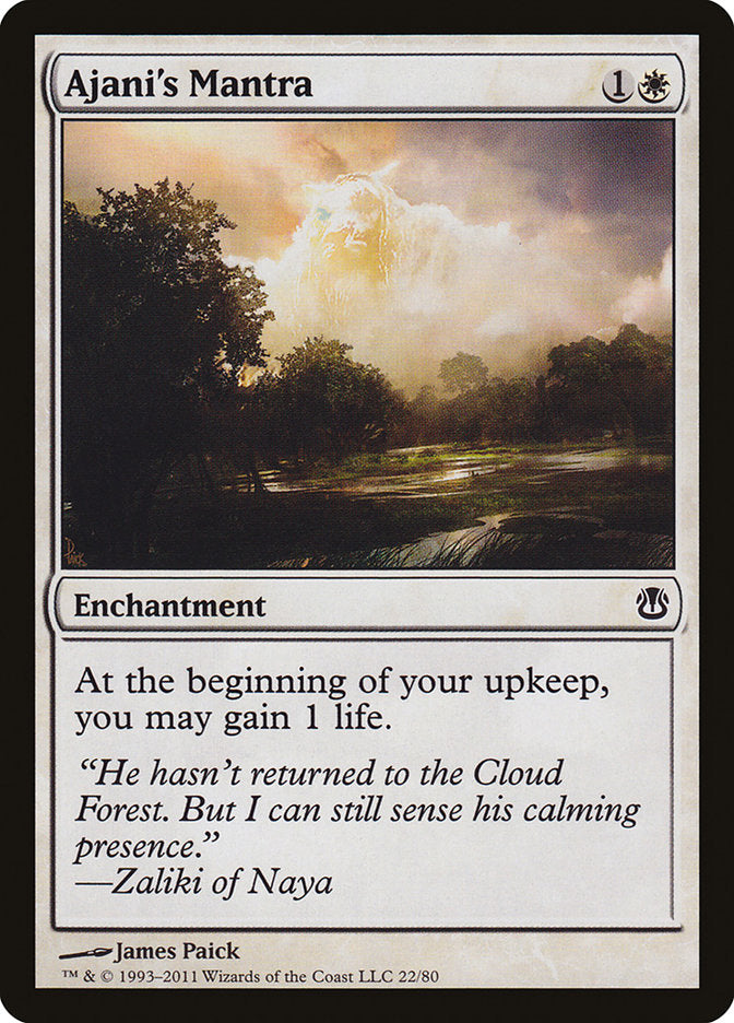 Ajani's Mantra [Duel Decks: Ajani vs. Nicol Bolas] | Shuffle n Cut Hobbies & Games