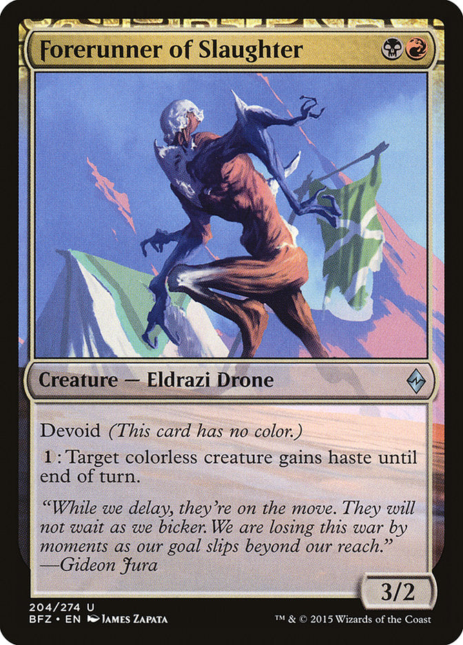 Forerunner of Slaughter [Battle for Zendikar] | Shuffle n Cut Hobbies & Games