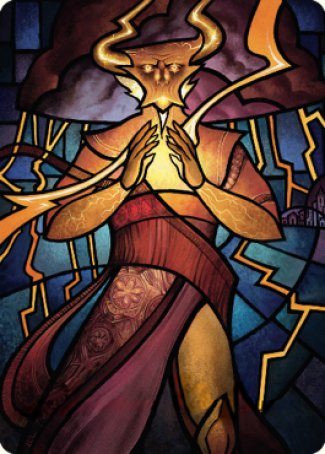 Najal, the Storm Runner Art Card [Dominaria United Art Series] | Shuffle n Cut Hobbies & Games