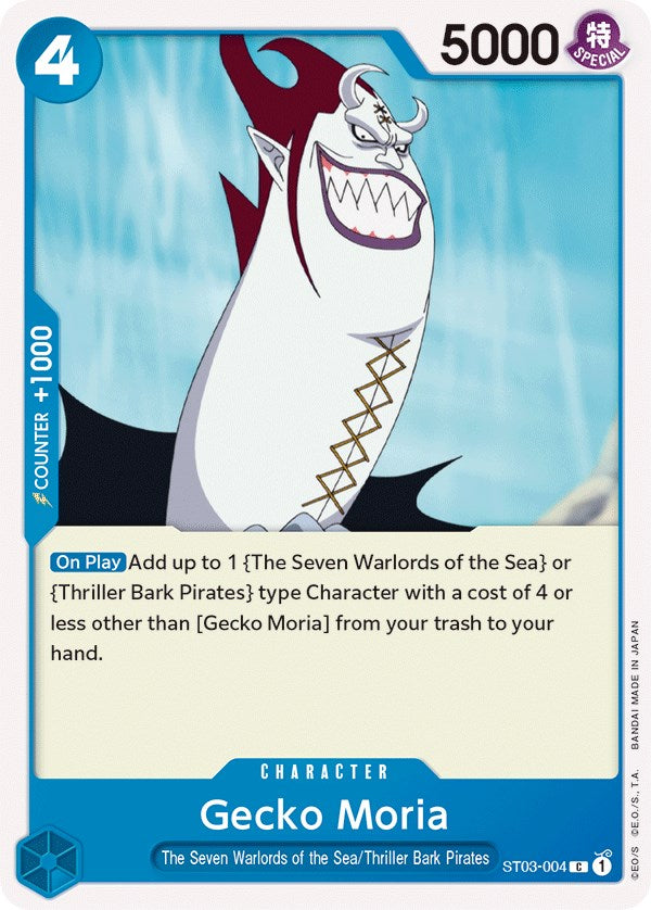 Gecko Moria [Starter Deck: The Seven Warlords of The Sea] | Shuffle n Cut Hobbies & Games
