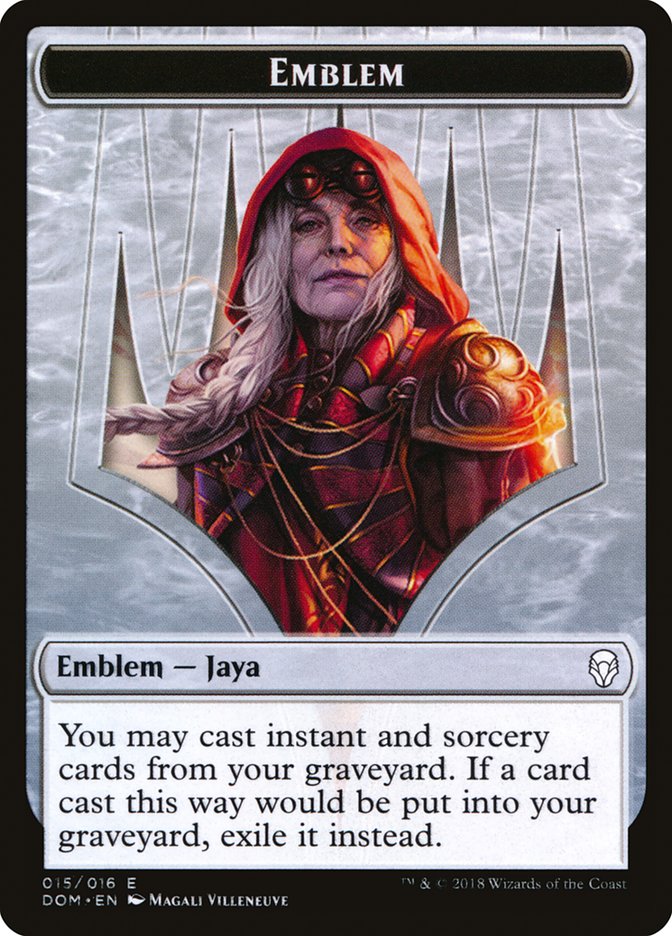 Jaya Ballard Emblem [Dominaria Tokens] | Shuffle n Cut Hobbies & Games