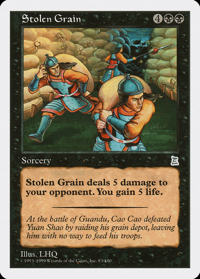 Stolen Grain [Portal Three Kingdoms] | Shuffle n Cut Hobbies & Games