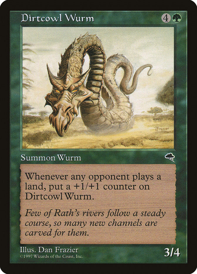 Dirtcowl Wurm [Tempest] | Shuffle n Cut Hobbies & Games