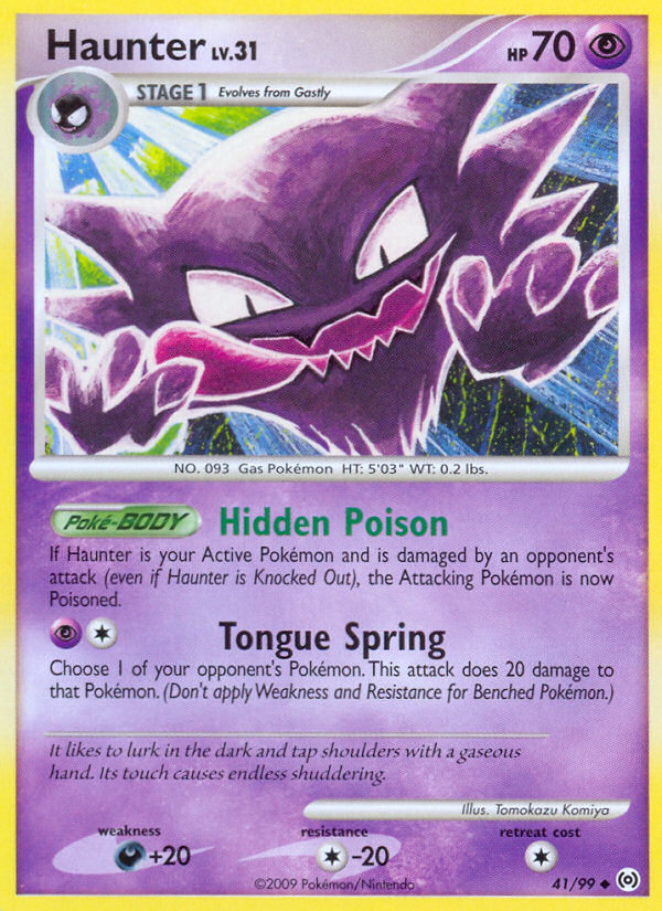 Haunter (41/99) [Platinum: Arceus] | Shuffle n Cut Hobbies & Games