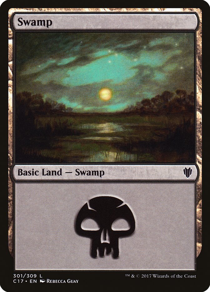 Swamp (301) [Commander 2017] | Shuffle n Cut Hobbies & Games