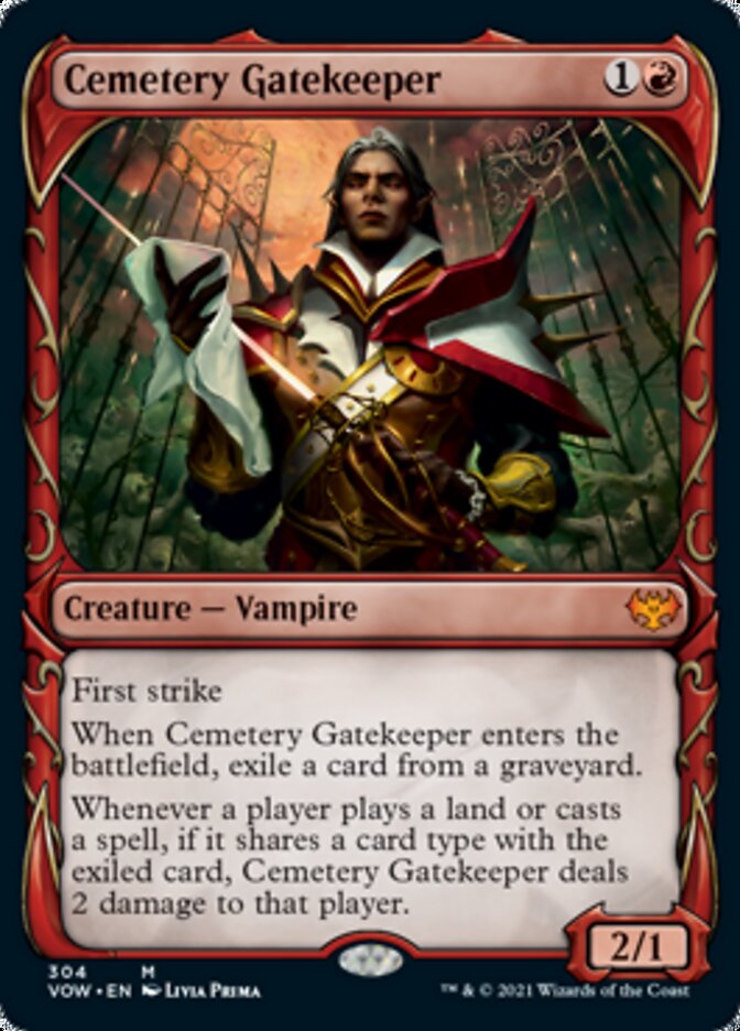 Cemetery Gatekeeper (Showcase Fang Frame) [Innistrad: Crimson Vow] | Shuffle n Cut Hobbies & Games