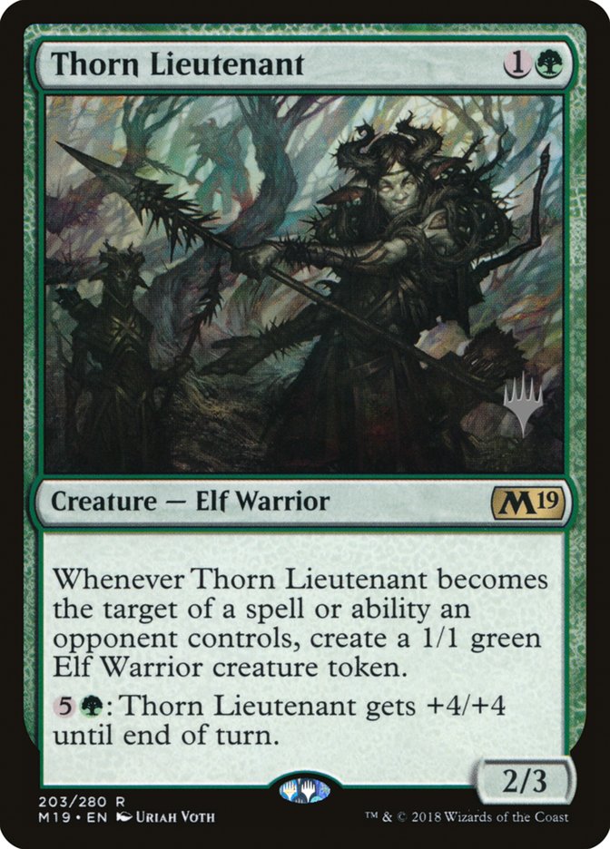 Thorn Lieutenant (Promo Pack) [Core Set 2019 Promos] | Shuffle n Cut Hobbies & Games