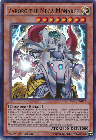 Zaborg the Mega Monarch [NECH-EN037] Ultra Rare | Shuffle n Cut Hobbies & Games