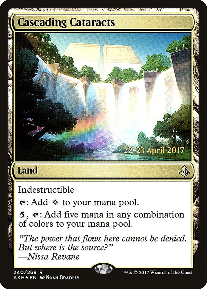 Cascading Cataracts [Amonkhet Prerelease Promos] | Shuffle n Cut Hobbies & Games