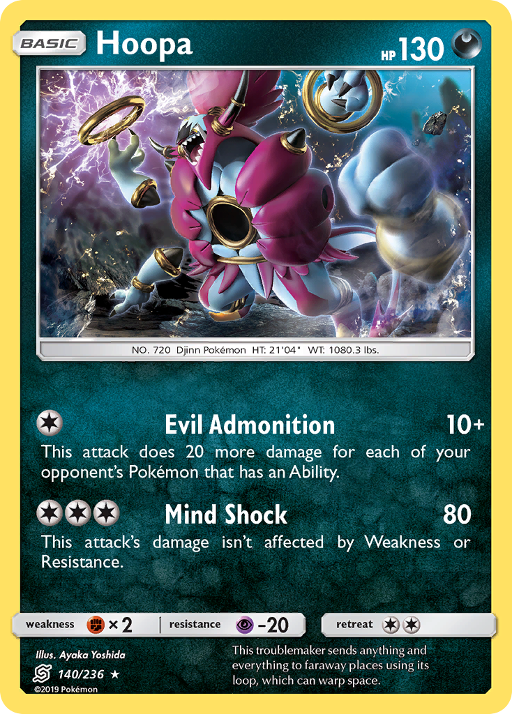 Hoopa (140/236) [Sun & Moon: Unified Minds] | Shuffle n Cut Hobbies & Games