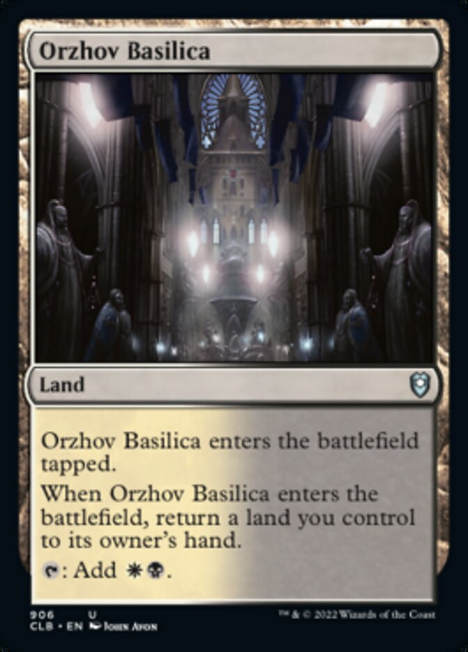 Orzhov Basilica [Commander Legends: Battle for Baldur's Gate] | Shuffle n Cut Hobbies & Games