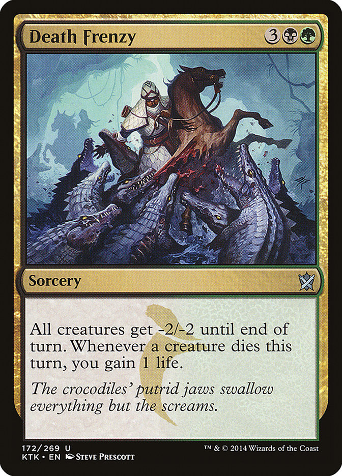 Death Frenzy [Khans of Tarkir] | Shuffle n Cut Hobbies & Games