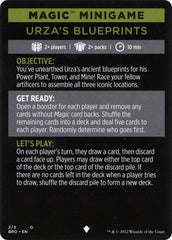 Urza's Blueprints (Magic Minigame) [The Brothers' War Minigame] | Shuffle n Cut Hobbies & Games