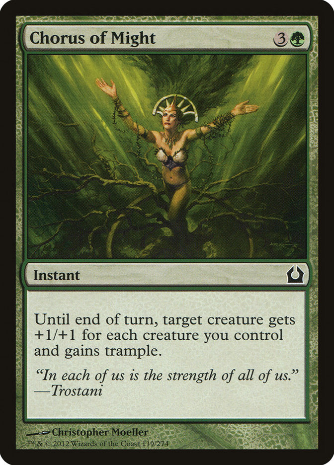 Chorus of Might [Return to Ravnica] | Shuffle n Cut Hobbies & Games