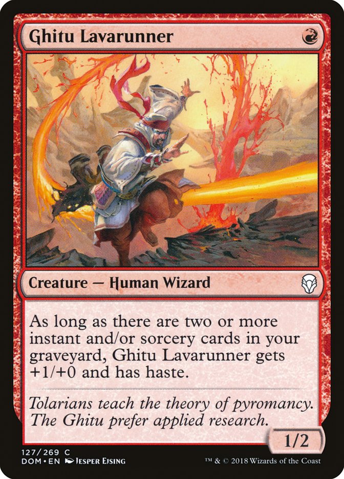 Ghitu Lavarunner [Dominaria] | Shuffle n Cut Hobbies & Games