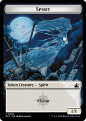 Goblin (0008) // Spirit (0004) Double-Sided Token [Ravnica Remastered Tokens] | Shuffle n Cut Hobbies & Games